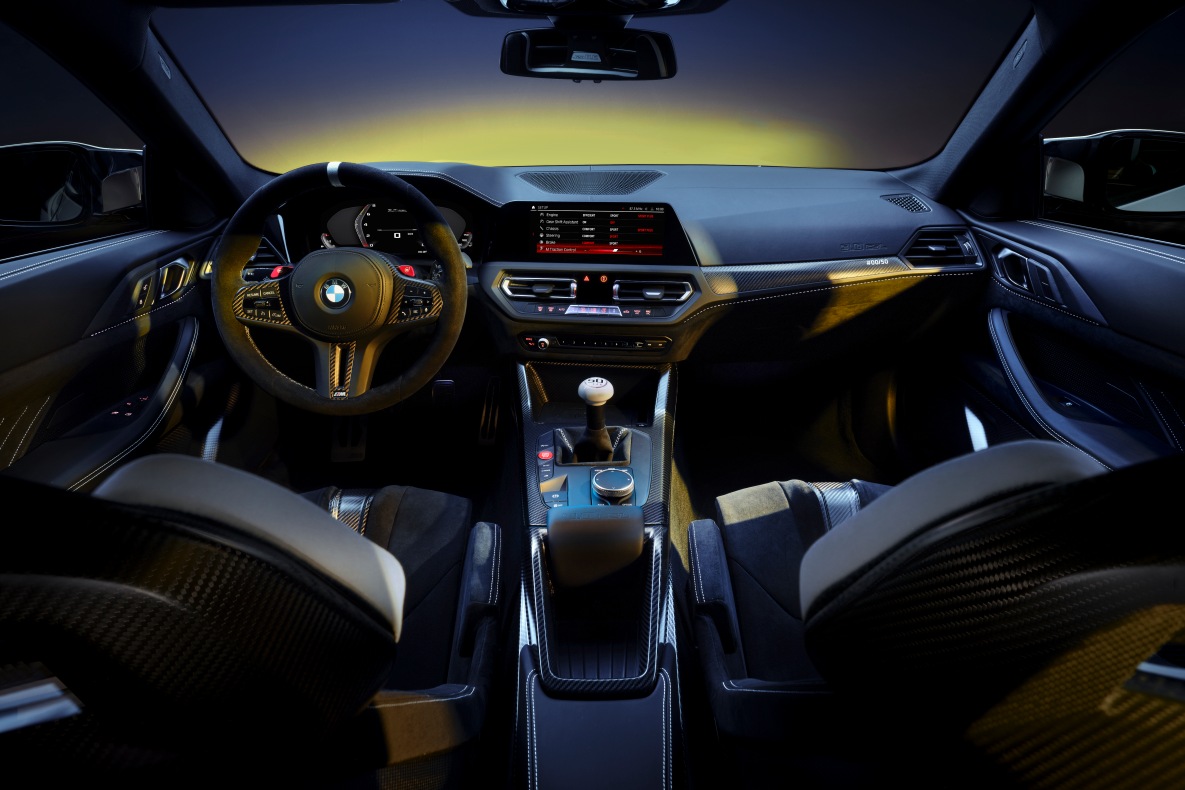 BMW 3.0 CSL cockpit, seats and steering wheel