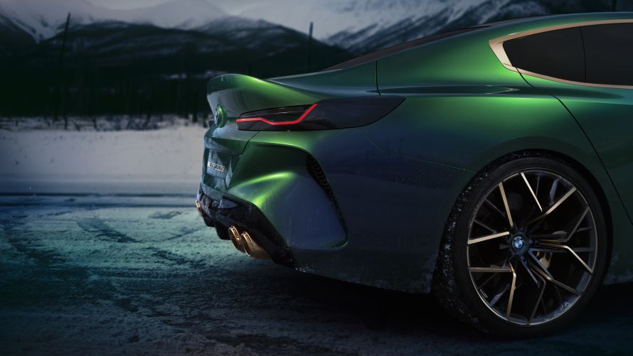 BMW Concept M8 Gran Coupé Details
