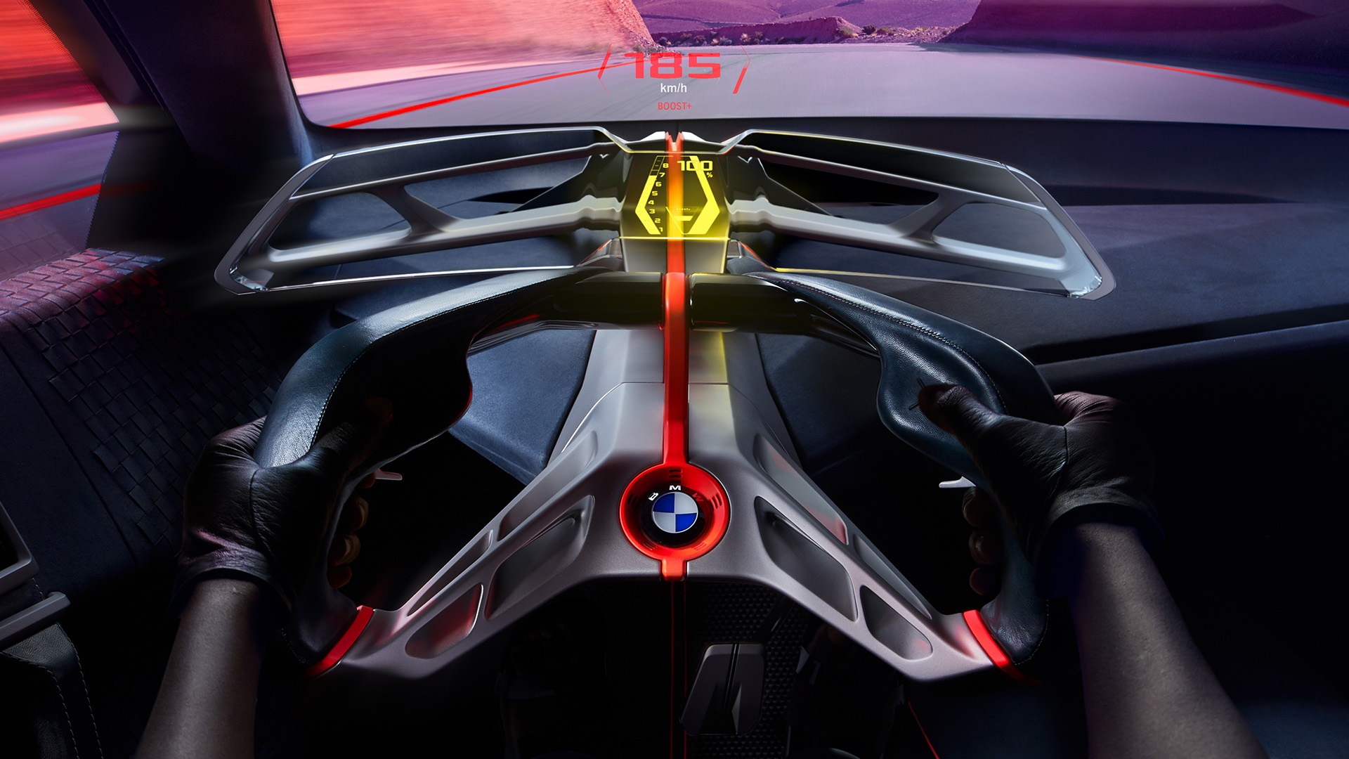 bmw vision m next interior