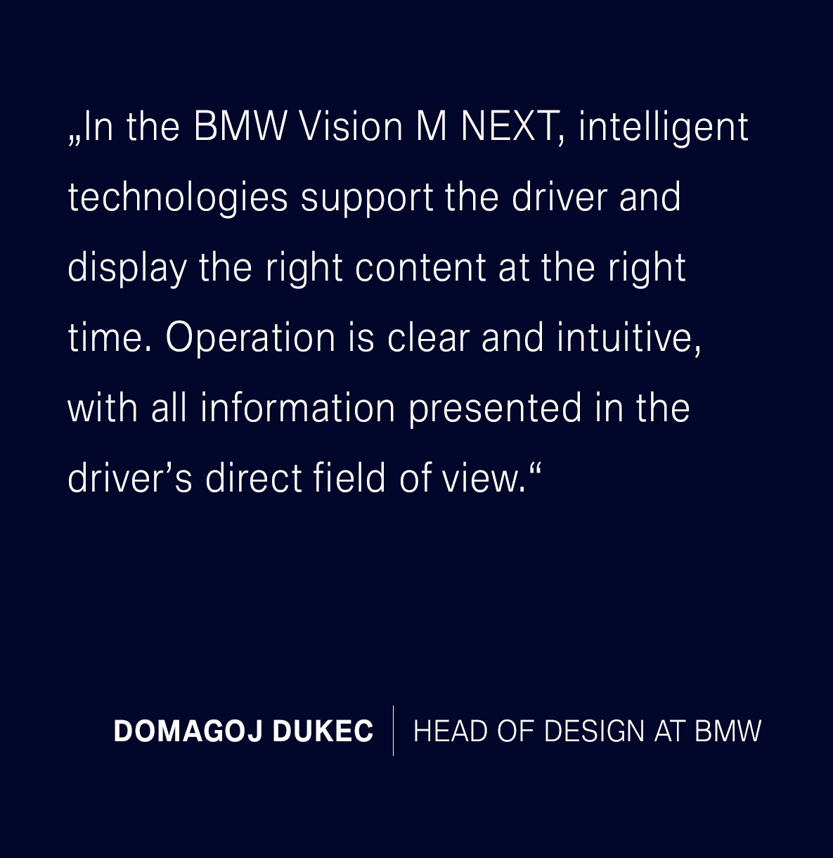 BMW Vision M Next Quote BMW Vision M Next Quote