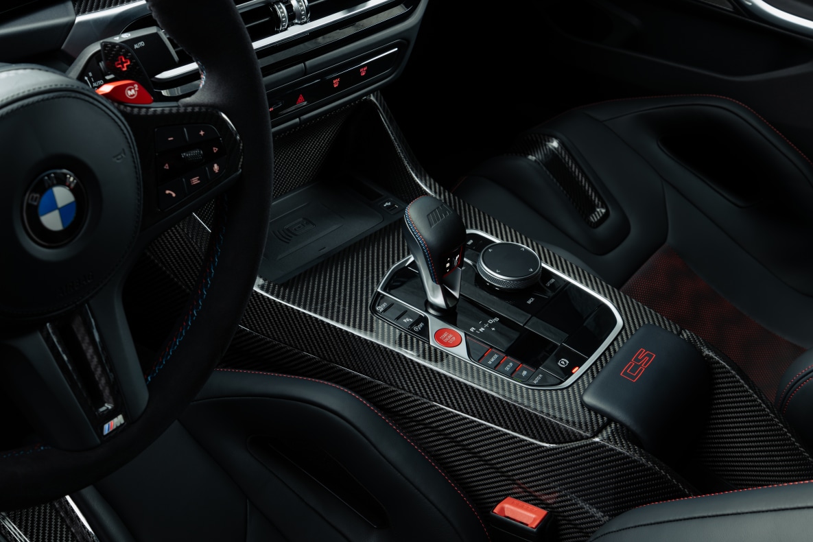 Lightweight-design centre console BMW M3 CS