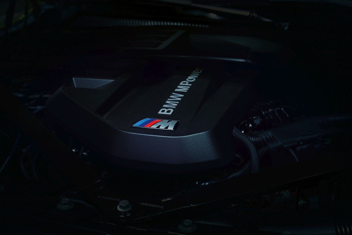 Reihen-6-Zylinder-Motor des BMW M4 Competition Coupé