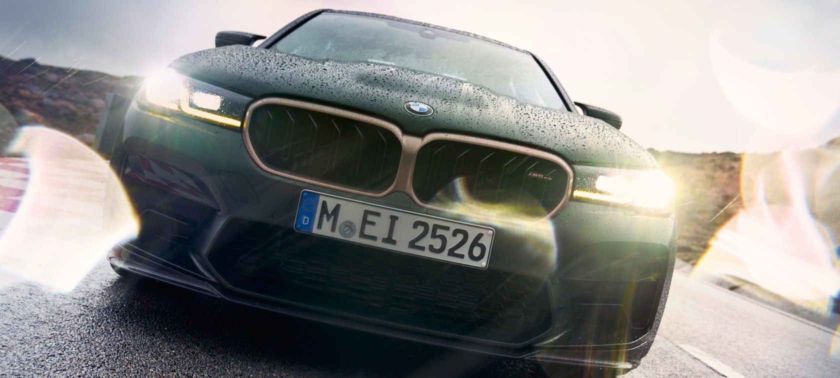 BMW M5 CS TRACK MODE ON.
