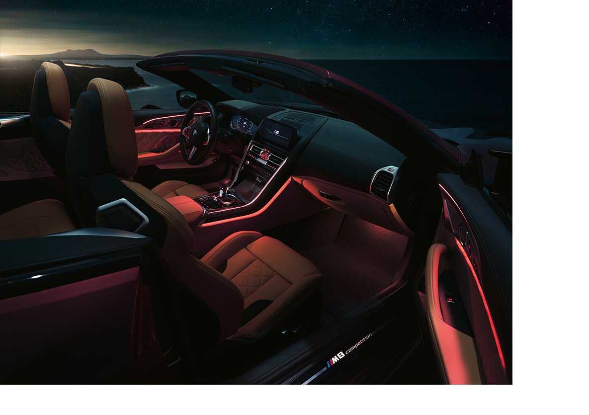 BMW M8 Competition Cabrio Interieur des BMW M8 Competition Cabrio