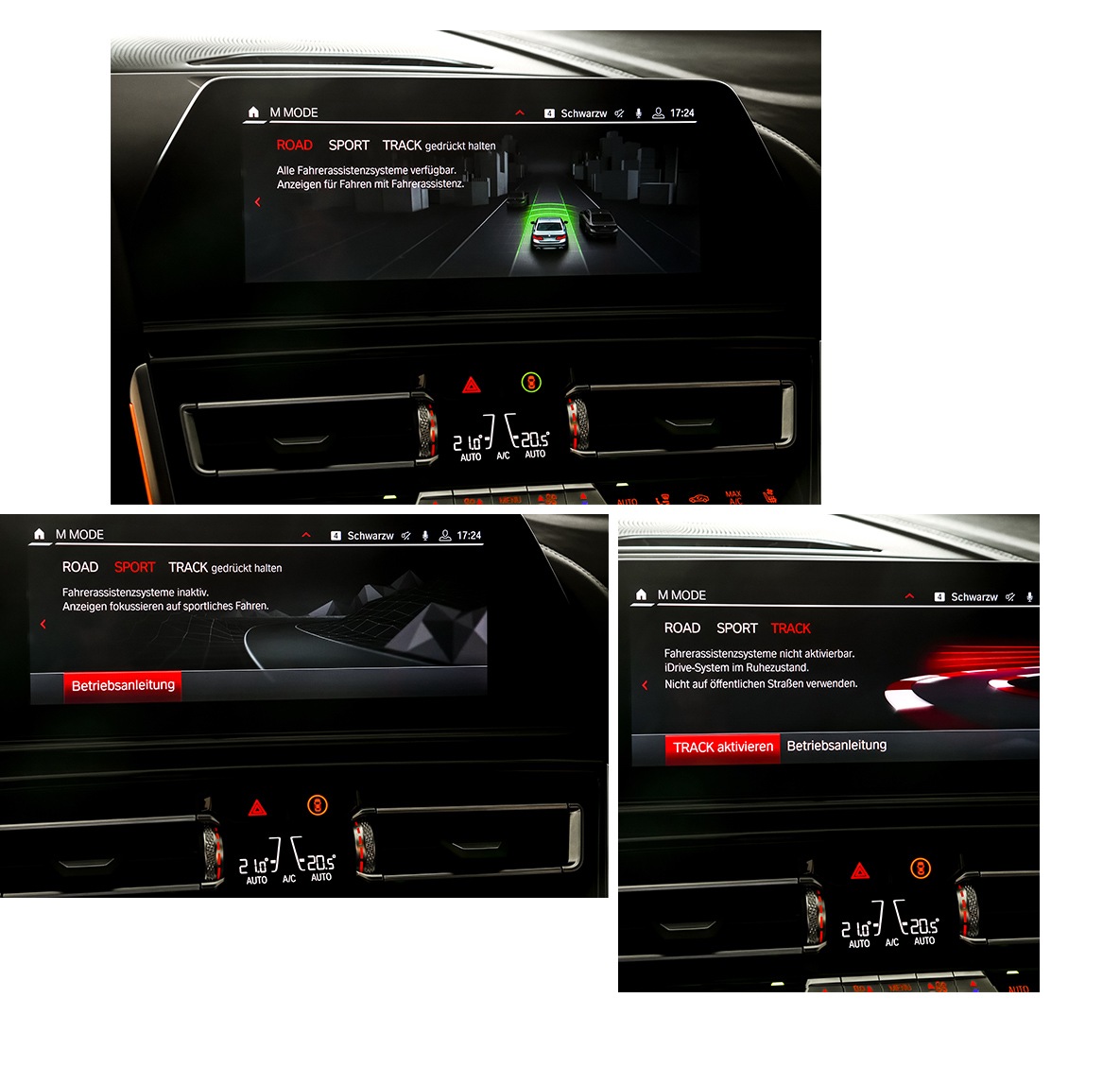 BMW M8 Competition Convertible BMW M Mode of the BMW M8 Competition Convertible