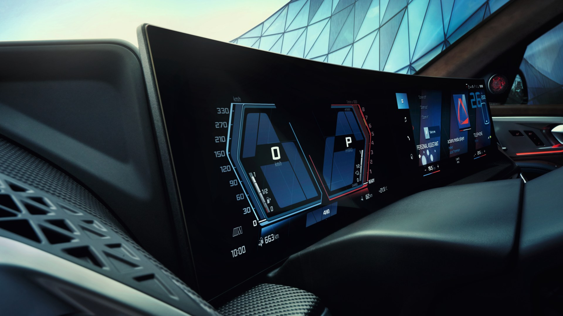 Curved Display des BMW XM Curved Display des BMW XM