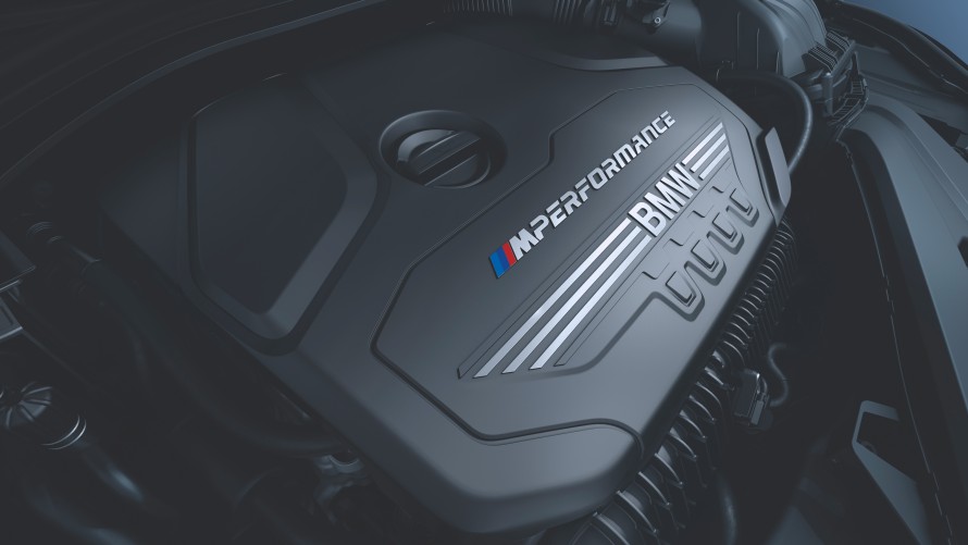 BMW M135i xDrive Four-cylinder engine of the BMW M135i xDrive