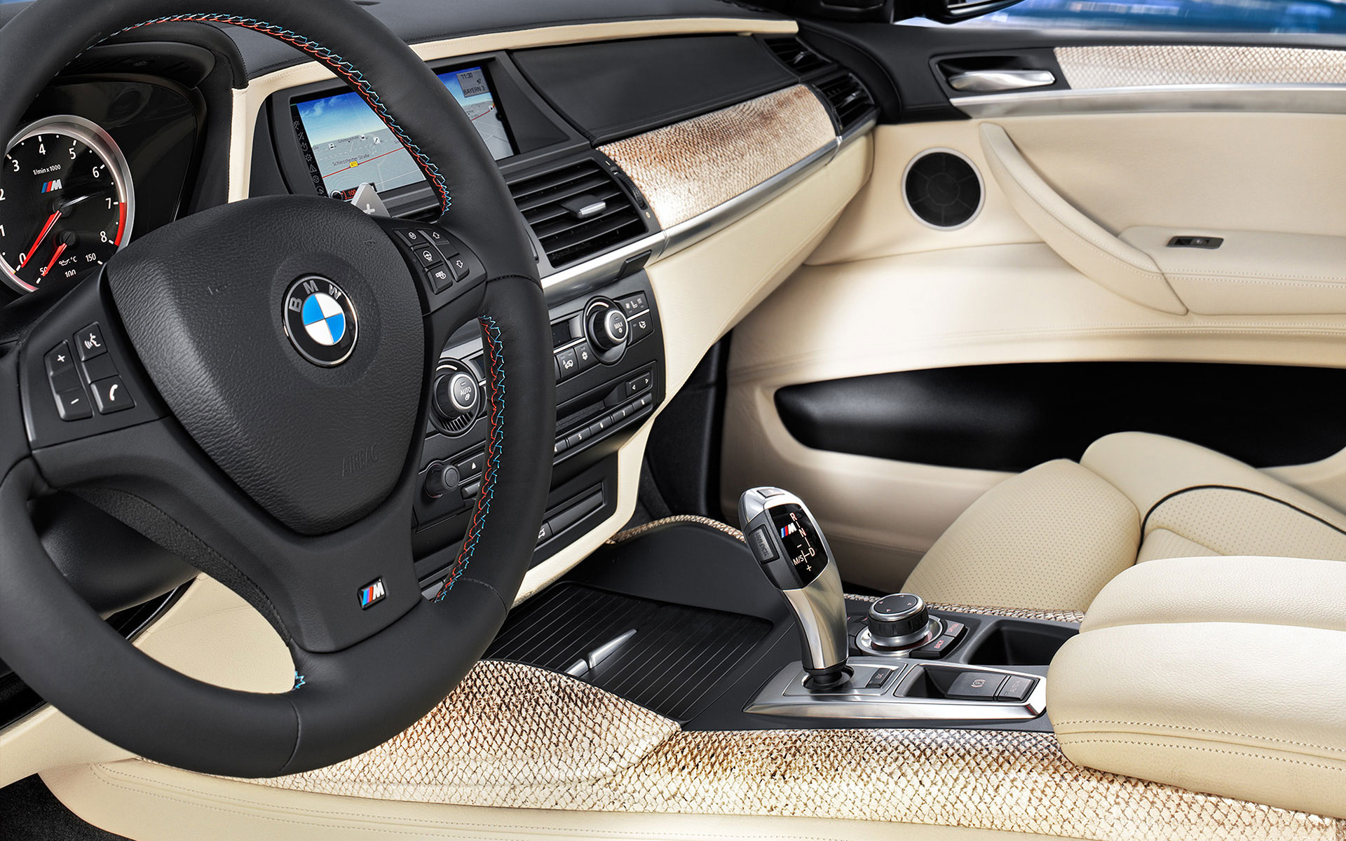 BMW Individual salmon leather interior trim