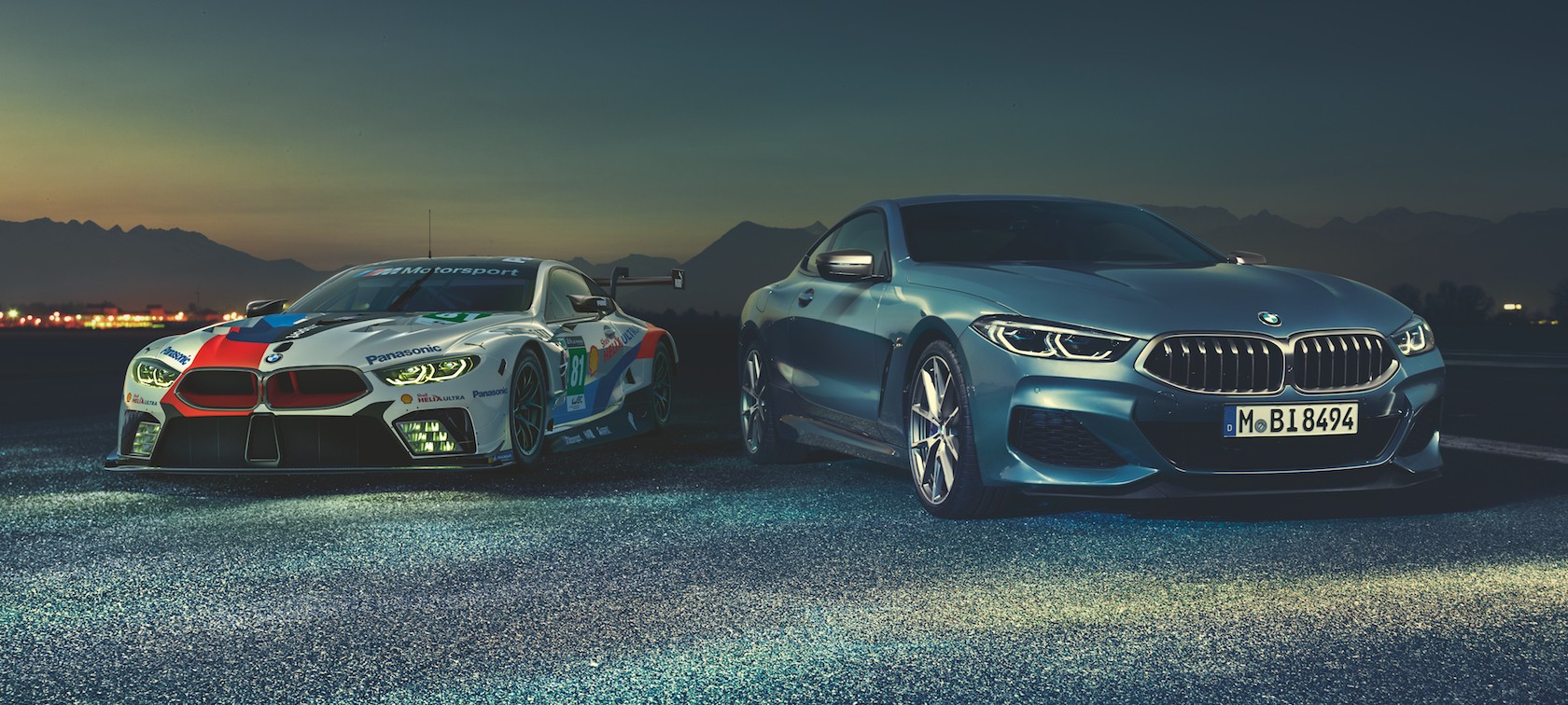 BMW M850i xDrive und M8 GTE BMW M850i xDrive und M8 GTE