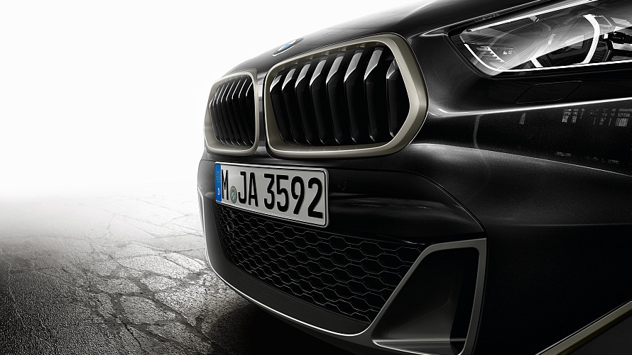 BMW double kidney grille in Cerium Grey BMW double kidney grille in Cerium Grey