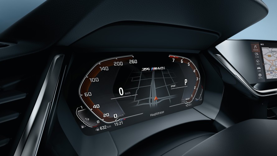 BMW Z4 M40i BMW Z4 M40i with BMW Live Cockpit.