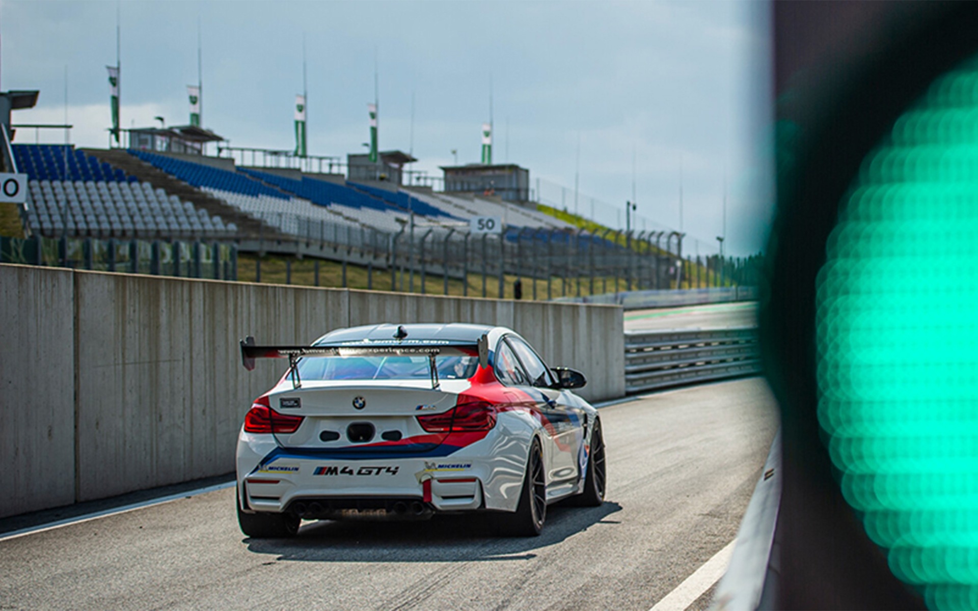 Taxi laps with the BMW M4 GT4