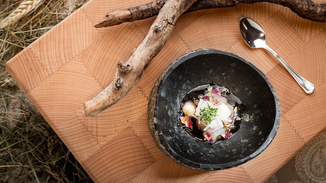 Gourmet meals at the Das Central.Alpine.Luxury.Life Hotel