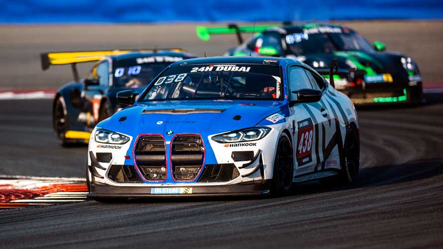 BMW M4 GT4, von Simpson Motorsport bei den 24 Stunden von Dubai.