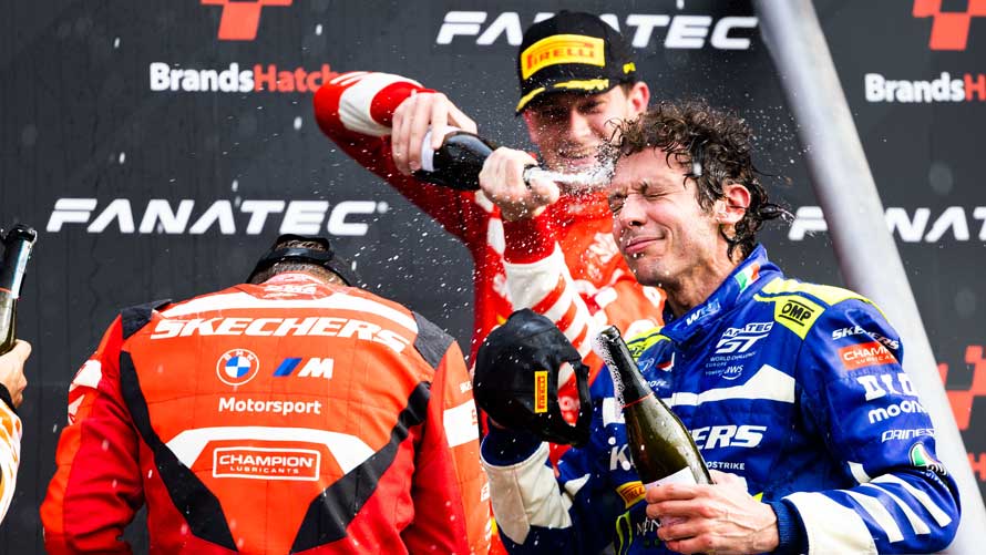 Valentino Rossi, Dries Vanthoor, Charles Weerts