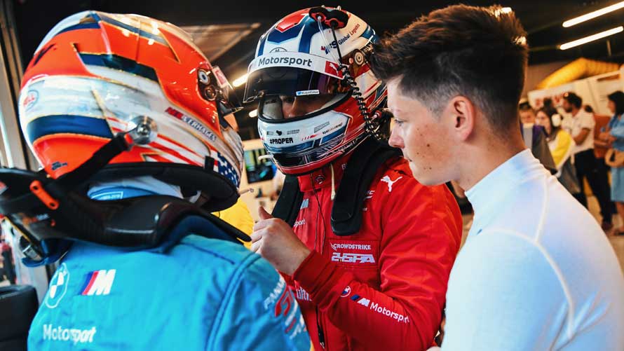 Max Hesse, Neil Verhagen, Dan Harper, BMW Junior Team