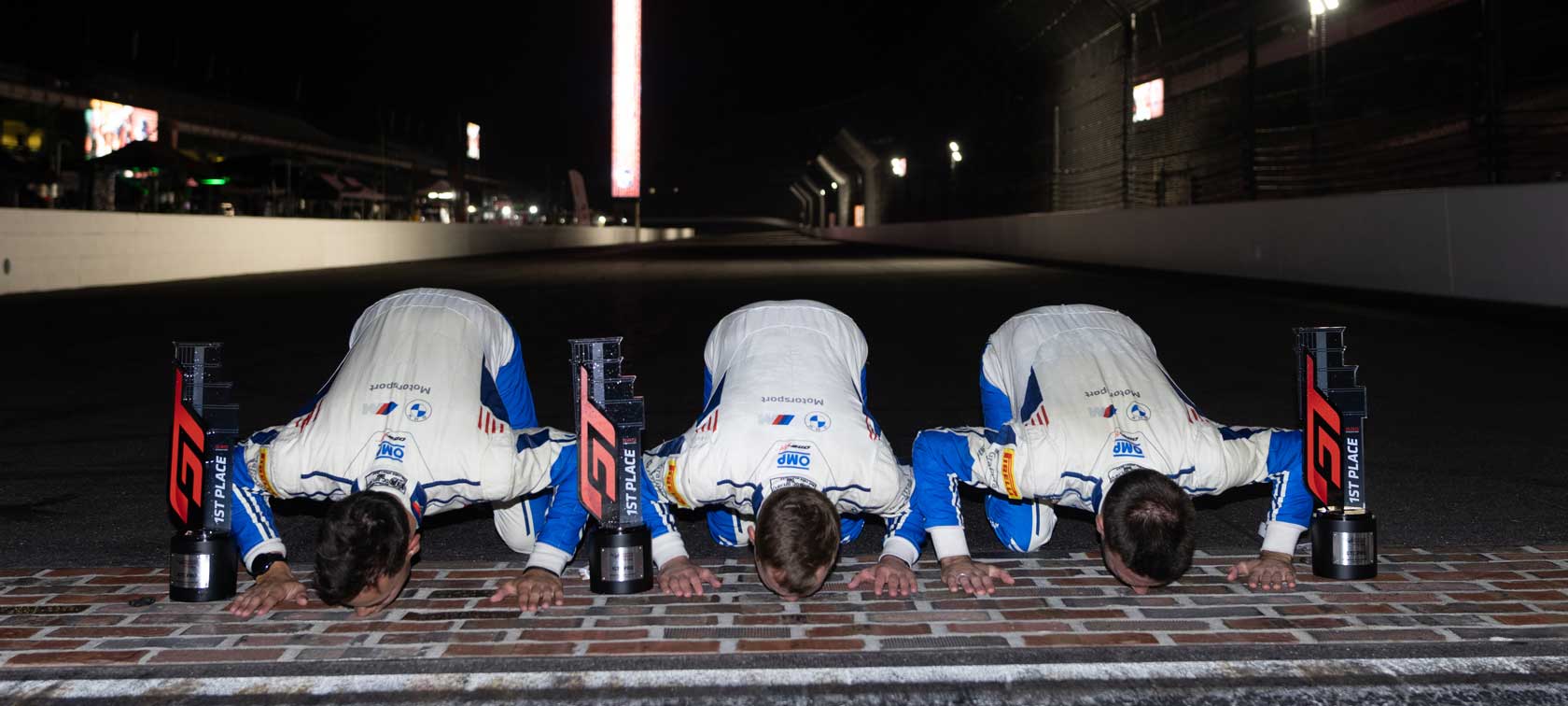 Philipp Eng, Sheldon van der Linde, Dries Vanthoor