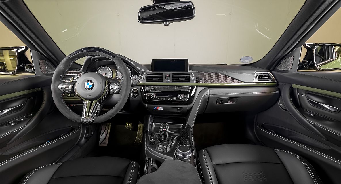 BMW M3 Urban Green Interior BMW M3 Urban Green Interior