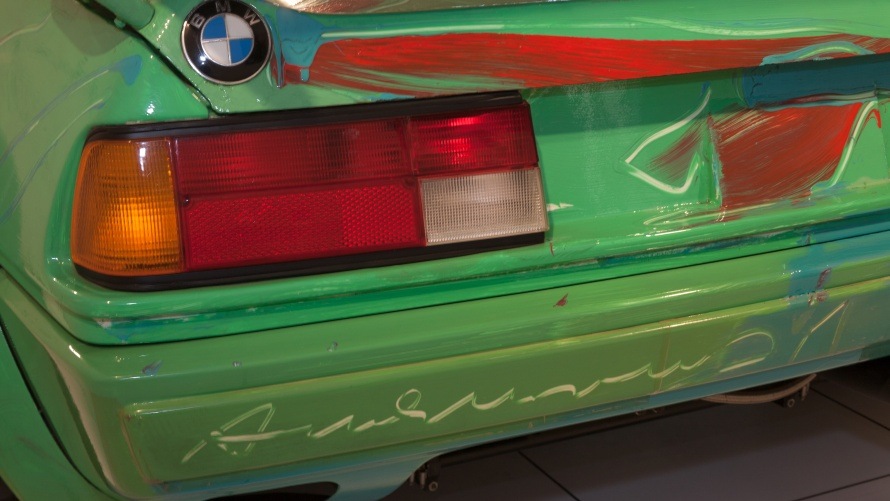 BMW M1 Art Car mit Signatur von Andy Warhol
