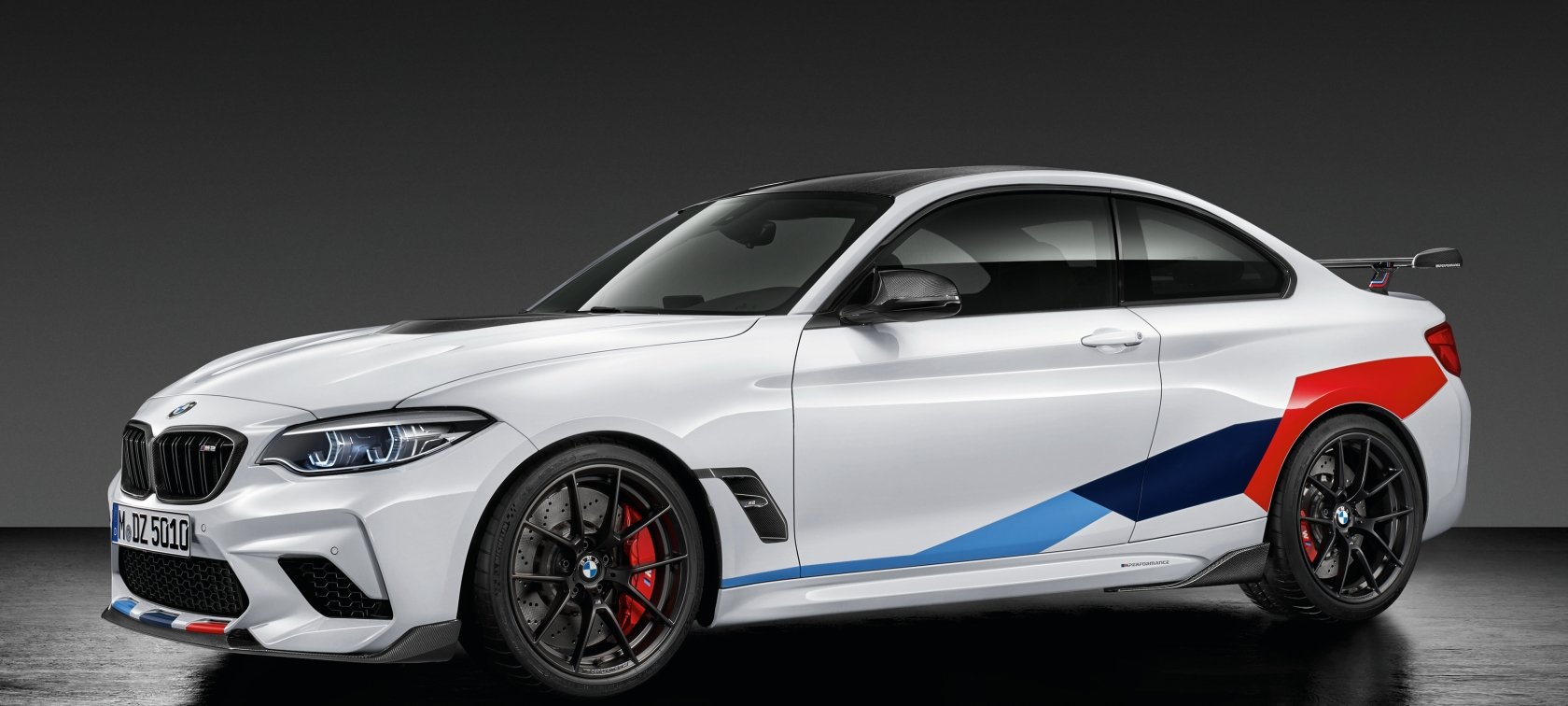 The BMW M2 Competition with BMW M Performance Parts