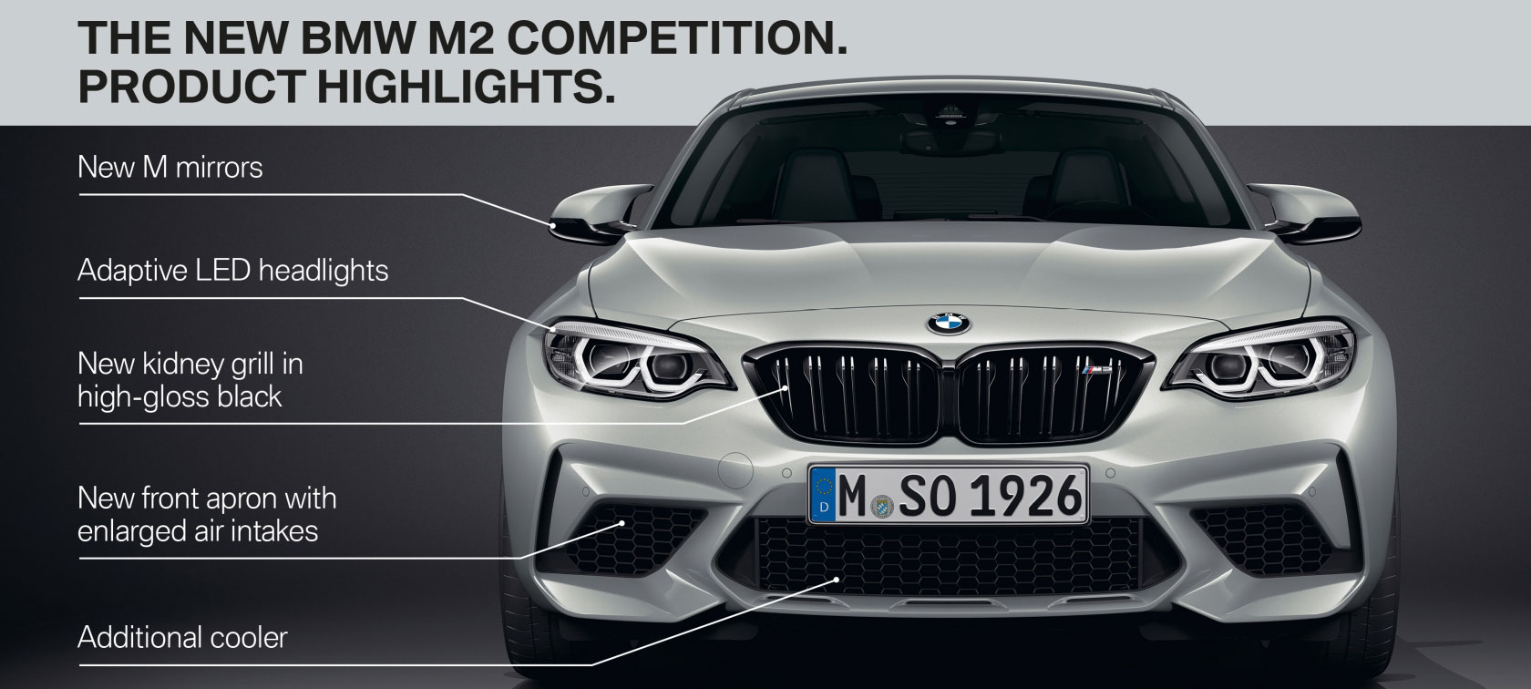 BMW M2 Competition produkt highlights
