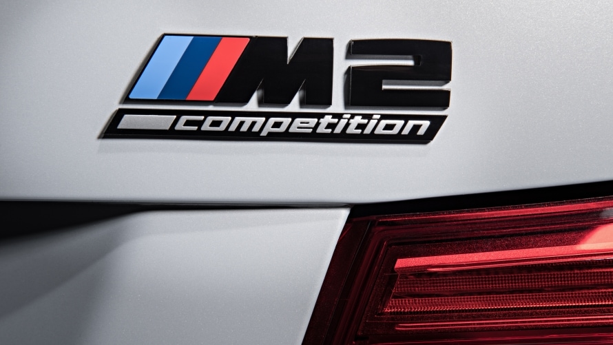 BMW M2 Competition badge