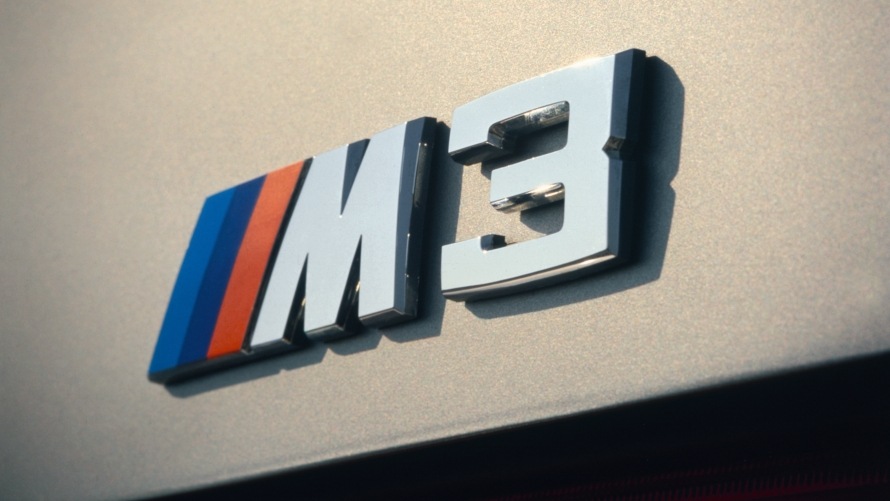 Model badge of BMW M3 E30
