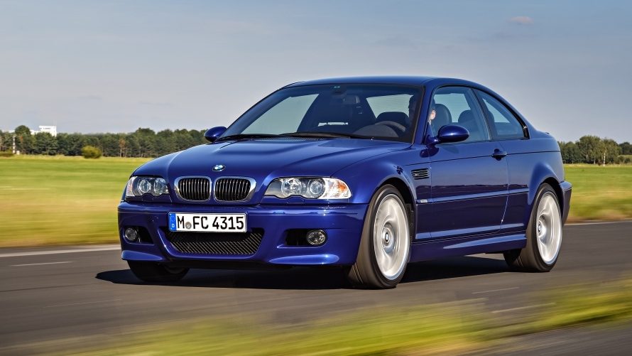 Driving E46 BMW M3 Coupé Interlagos Blue Metallic