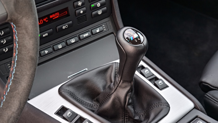 E46 BMW M3 Coupé gear lever