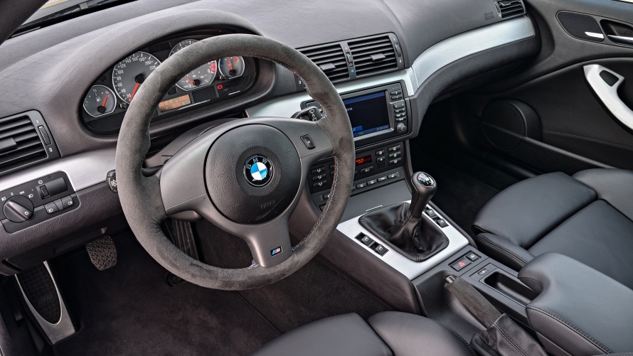 E46 BMW M3 Coupé alcantara steering wheel