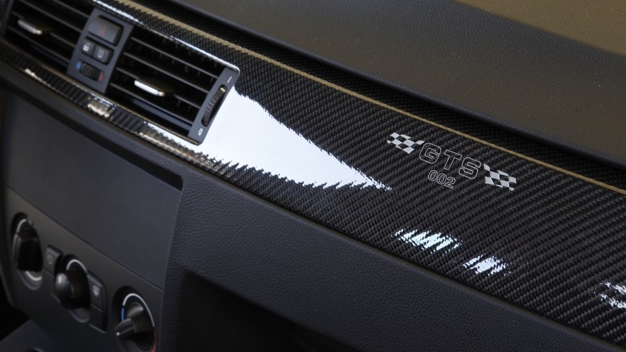 BMW M3 GTS carbon interior with exclusive engraving