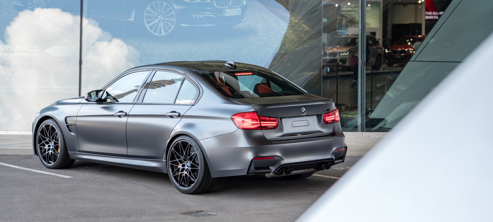 BMW M3 Individual in front of BMW Welt in Munich