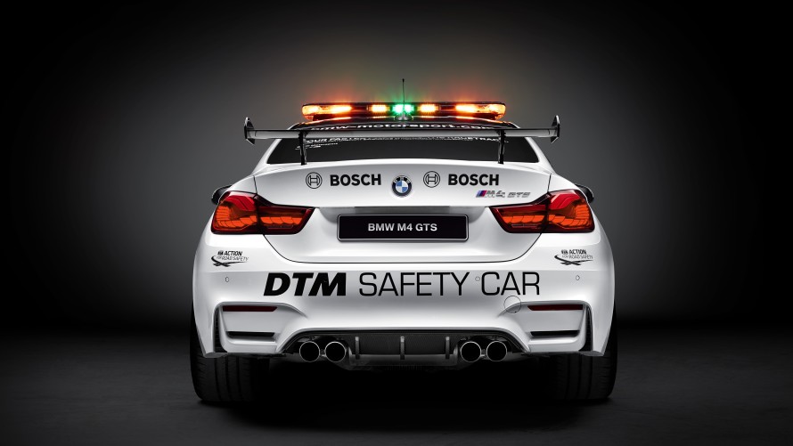 BMW M4 GTS DTM Safety Car Heck