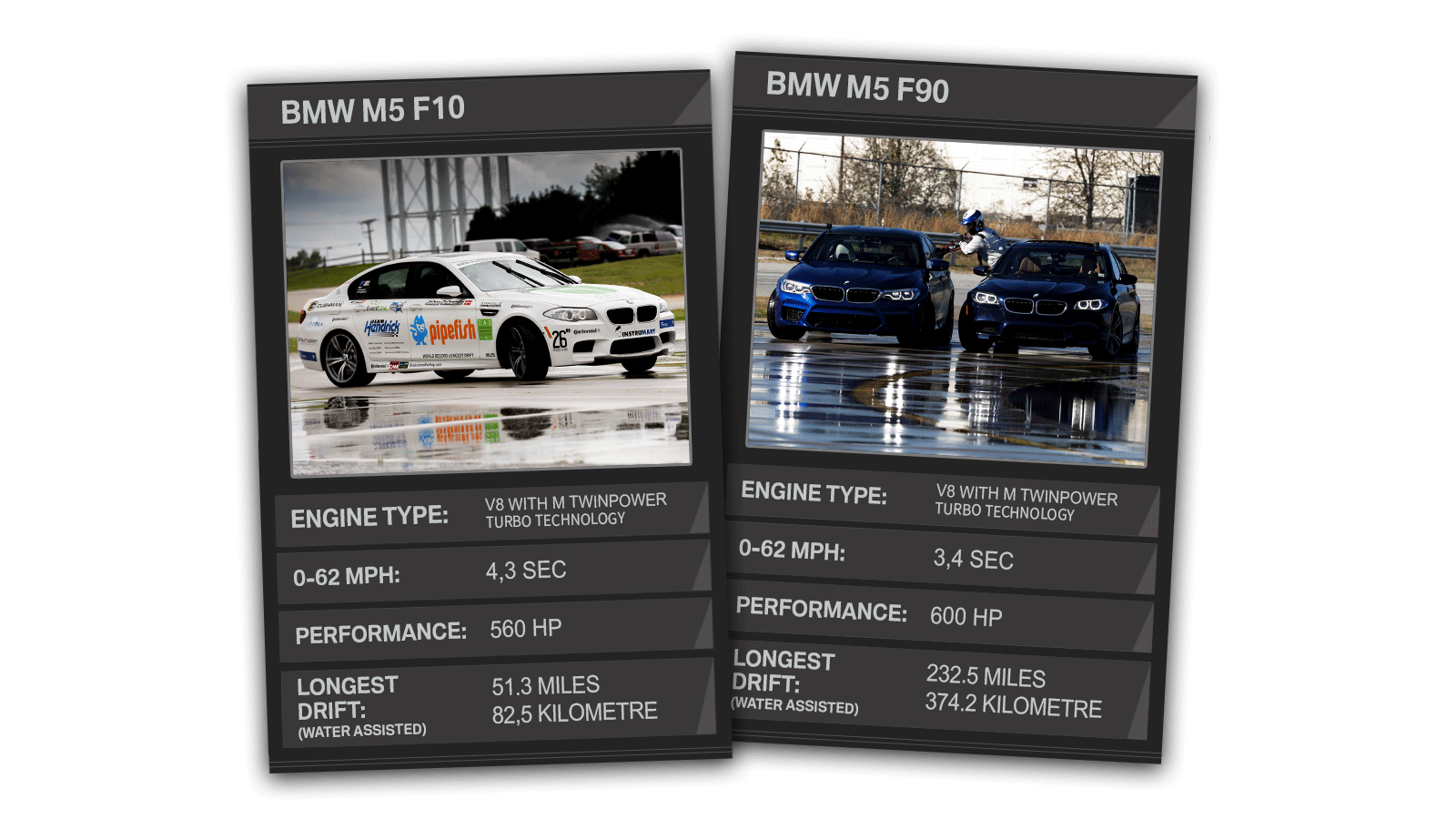 M5 Drift Cards