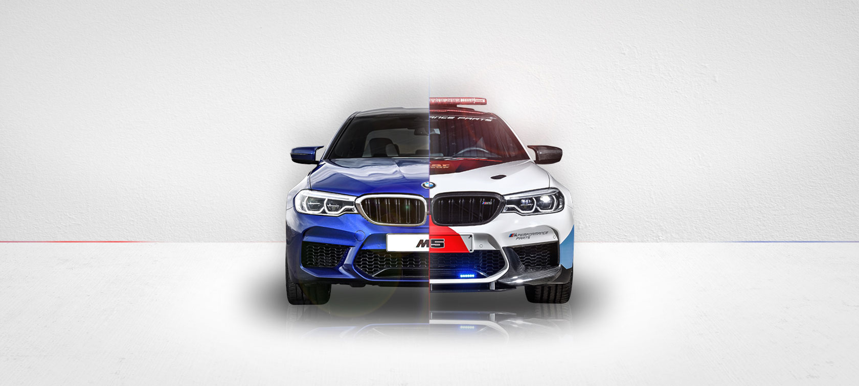 BMW M5 vs. BMW M5 Safety Car