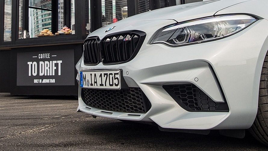 BMW M2 Comeptition in Hockenheim Silber