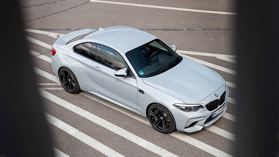 BMW M2 Comeptition in Hockenheim Silber
