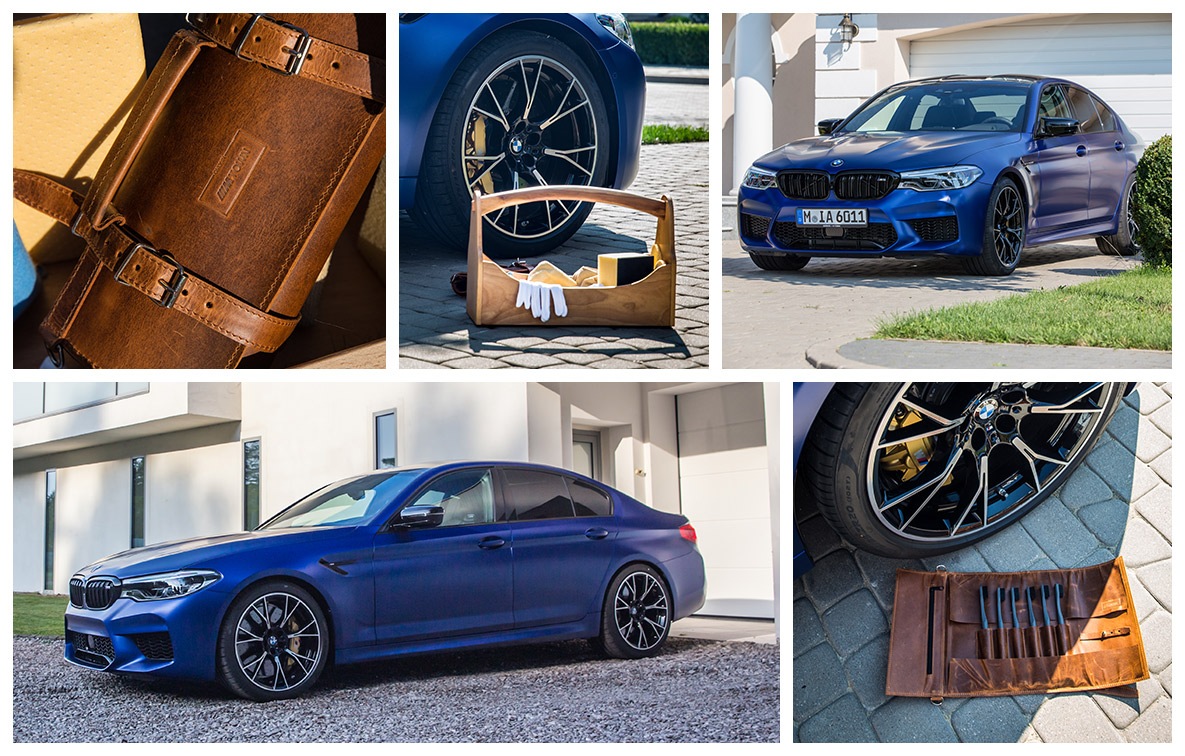 BMW M5 Competition Frozen Marina Bay Blue in M Town
