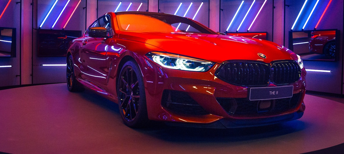 BMW M850i xDrive in Sunset Orange