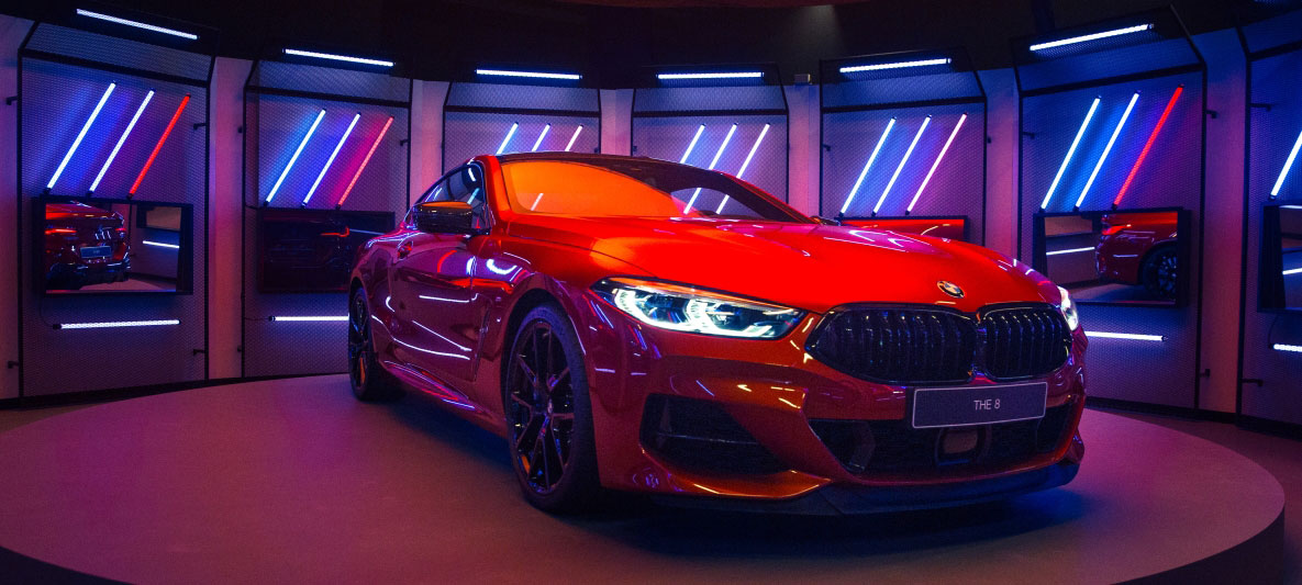 BMW M850i xDrive in Sunset Orange
