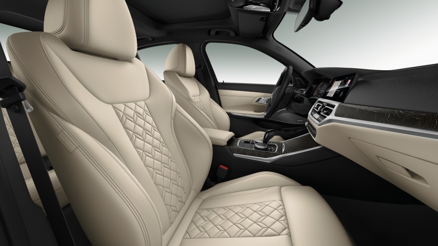 BMW Individual Volllederausstattung Merino Feinnarbe Elfenbeinweiß