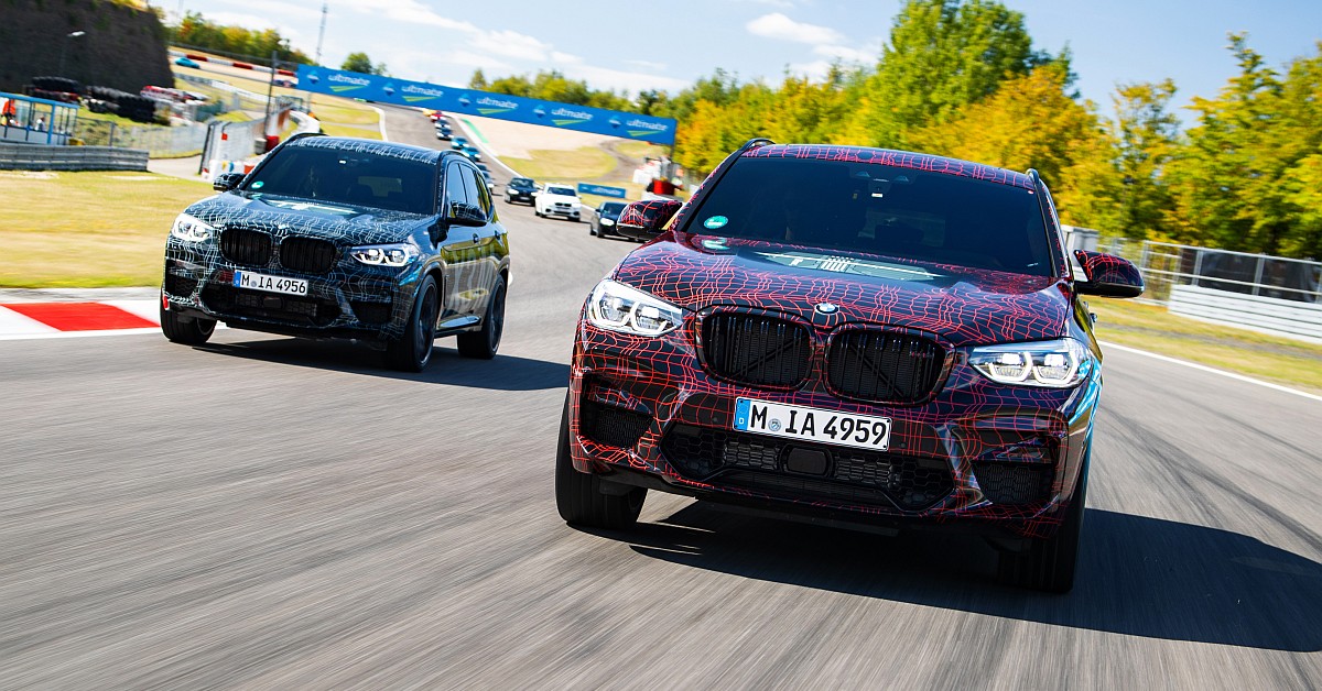 BMW X3 M and BMW X4 M at the Nürburgring