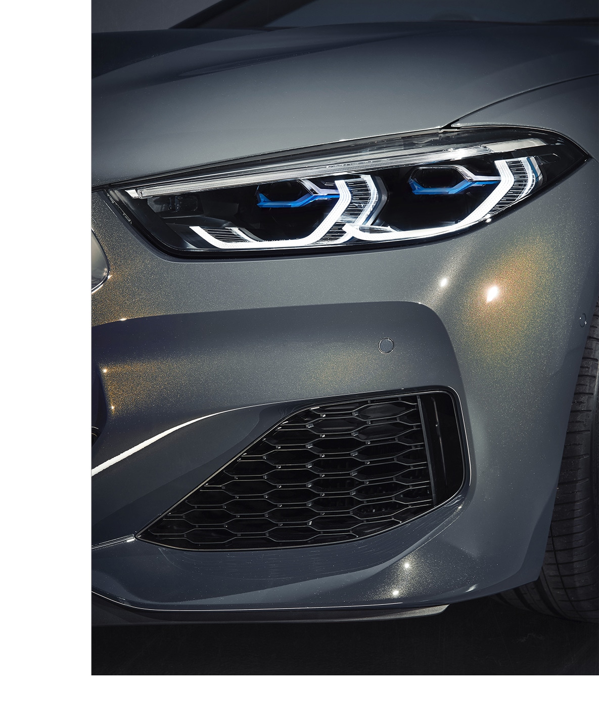 BMW M850i Cabrio mit BMW Individual Lackierung Dravitgrau metallic