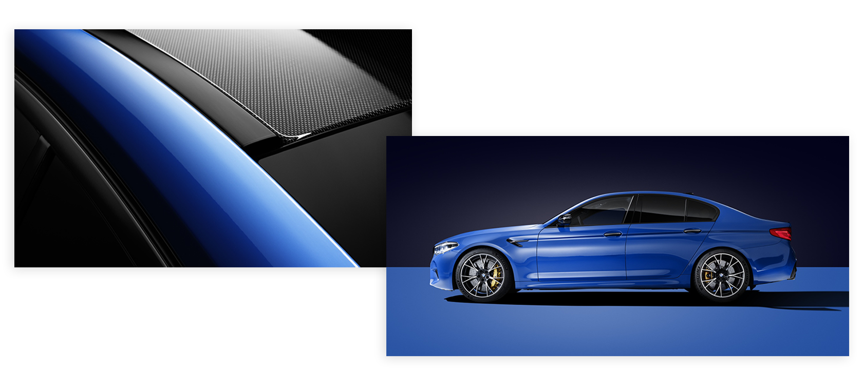 BMW M5 Competition BMW M5 Competition Santorini Blue II non-metallic