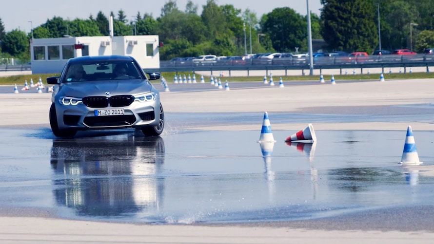 BMW M5 Competition drifting BMW M5 Competition drifting
