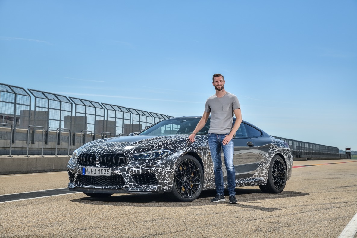 BMW Factory Driver Martin Tomczyk with the new BMW M8 Coupé