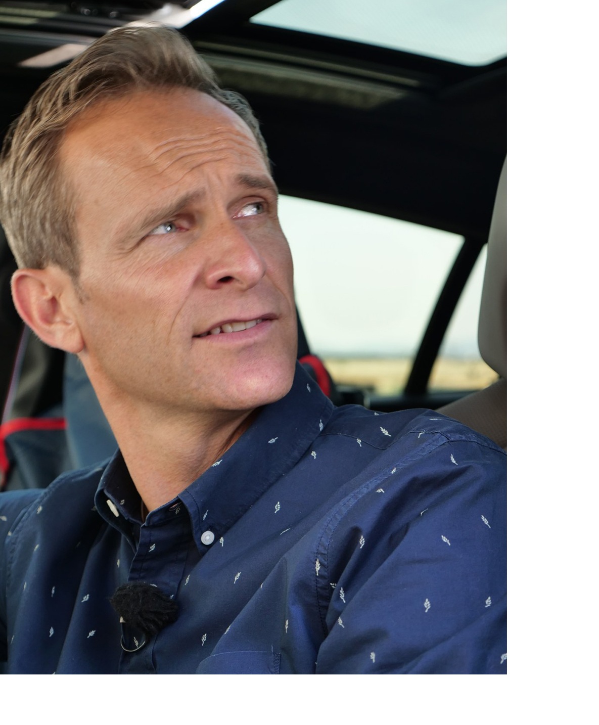 GRIP-Moderator Matthias Malmedie im neuen BMW X6 M