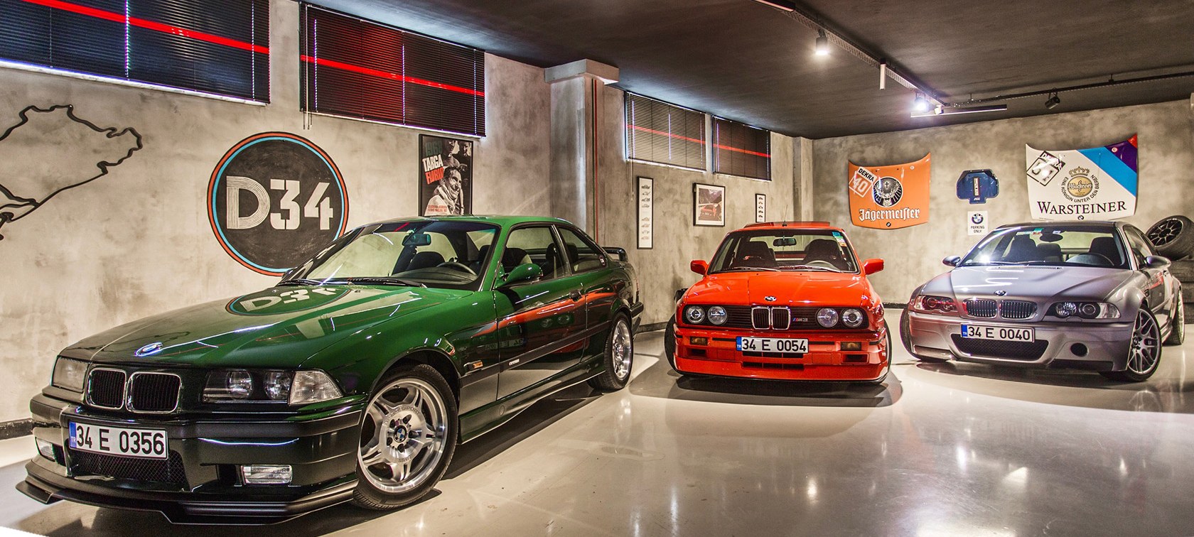 The BMW M3 Garage by Istanbul architect Can Eyilik 