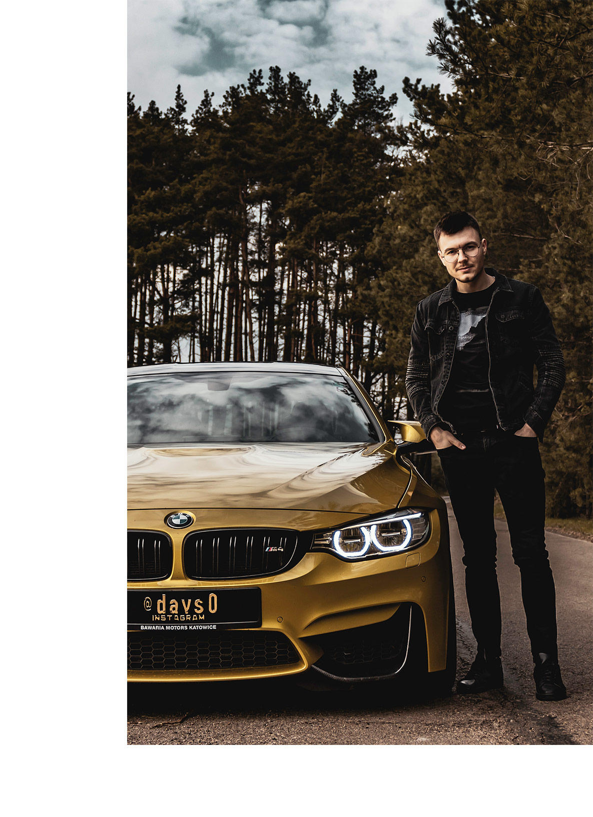 Instagrammer davs0 mit seinem BMW M4 Coupé 
