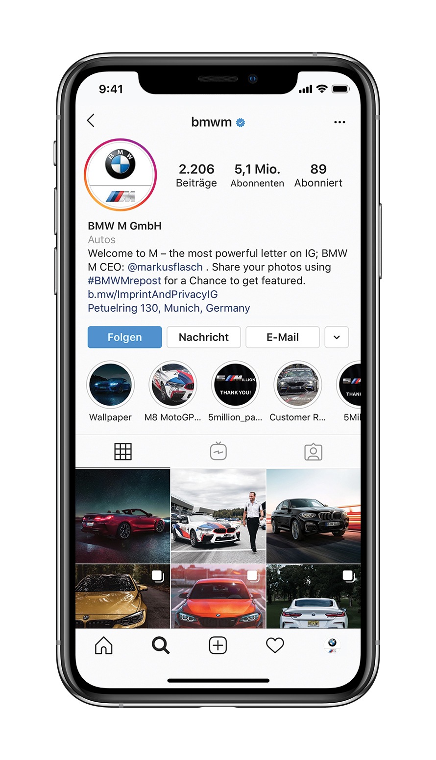 BMW M GmbH Instagram